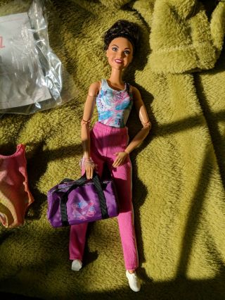 U.  S.  Gymnast Laurie Hernandez Barbie Signature Doll 2018 Unboxed