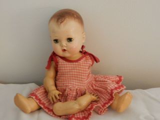 Sweet 1950s American Character Tiny Tears Doll - 12 Inches