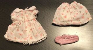 Zapf Creations Baby Born Miniworld Mini 4” Doll Pink White Floral Outfit No Box 3
