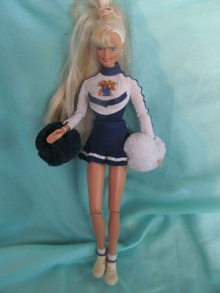 University Of Kentucky Mattel Cheerleader Barbie Doll,  Special Edition