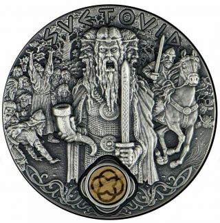 Niue 2019 Svetovid Slavic Gods 2 Oz 2$ Silver Coin