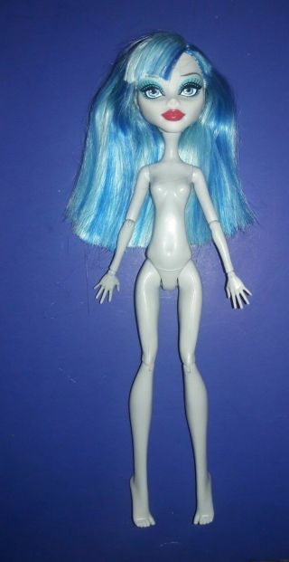 Monster High Mad Science Ghoulia Yelps Nude Doll