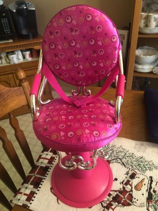 Our Generation Salon Chair Sitting Pretty Pink For 18 " Dolls Fast