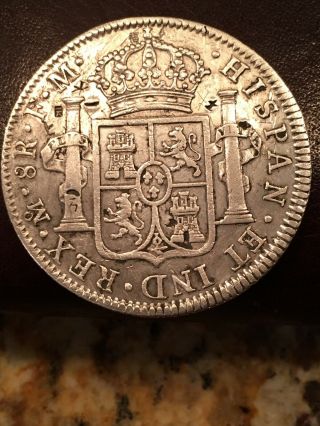 1797 Colonial Spanish 8 Reales MO Silver Coin Carolus IIII - Beauty ChineseChops 3