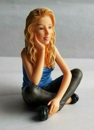 Lovely " Jessica " Dollhouse Miniature Resin Doll,  In