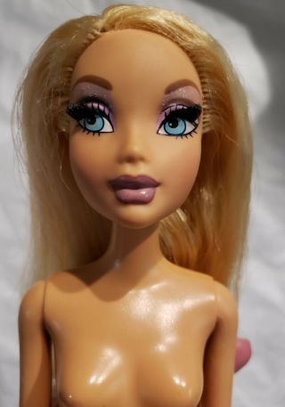 Barbie My Scene Goes Hollywood Kennedy Doll Blonde Curly Hair Rooted Eyelashes