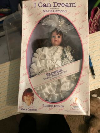 Marie Osmond " I Can Dream " Doll “vanessa”dreams Of Being A Movie Star 10 " Vinyl