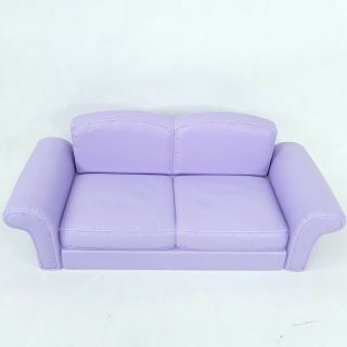 Barbie Doll Toy Furniture Couch Chair Sofa Plastic Purple