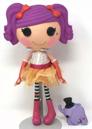 Lalaloopsy Full Size 12 " Peanut Big Top Doll With Pet Elephant,  Circus