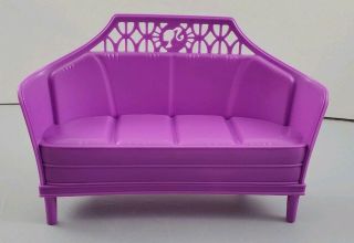 Barbie Doll Beach House 2011 Purple Living Room Couch Sofa Replacement