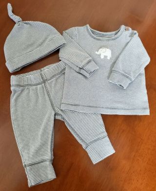 3 Months Carters Baby Boys 3pc Set For Reborn Baby Doll