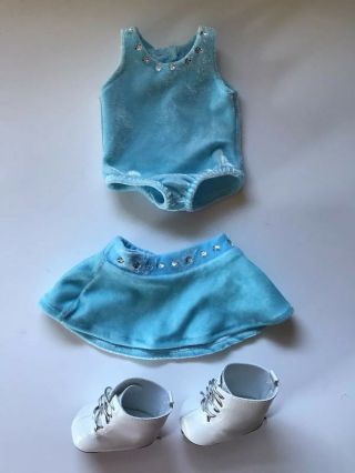 American Girl Doll Truly Me 18 " Blue Ice Skating Outfit