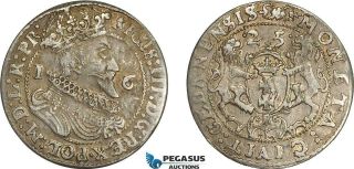 Ae375,  Poland,  Danzig,  Sigismund Iii,  Ort (1/4 Taler) 1625,  Silver (6.  86g) Au