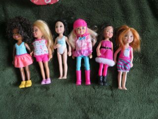 6 5 1/2 " Kelly And Friends Dolls - Barbie 