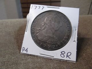 1777 8 Real Mexican Silver Coin (p4)