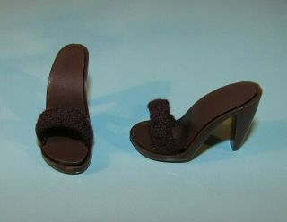 Gene " Goodbye York " Brown Doll Shoes/heels Only Fits: Evealex/violet