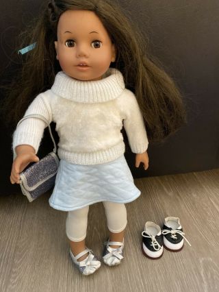 Sophia ' s Long Auburn Hair Doll 18 Inch Vinyl Girl Doll 2
