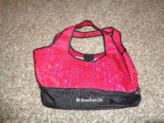 American Girl Of Today Red Black Doll Carrier Carry Case Bag