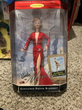 Marilyn Monroe Red Gown 1997 Barbie Doll