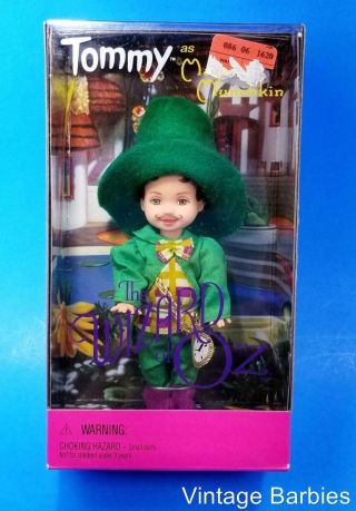 1999 Wizard Of Oz Mayor Munchkin Tommy Barbie Doll Nrfb Htf Minty