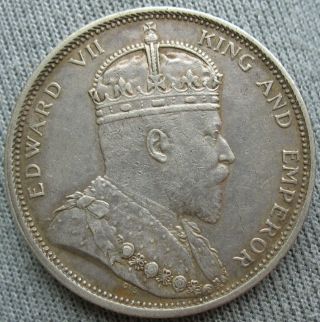 1903 Straits Settlements Silver 1 Dollar