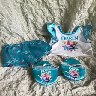 Babw Build A Bear Frozen Pajama Outfit,  Shirt,  Shorts Slippers