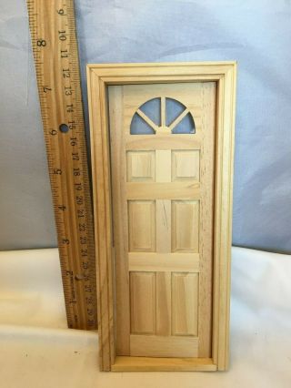 Dollhouse Miniature 1:12 Exterior Door