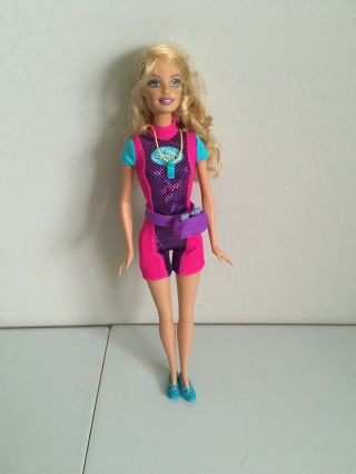 Barbie Sea World Trainer 12 " Doll W/ Whistle Outfit & Fish Belt Accessory
