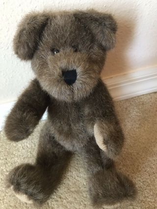 Boyd ' s Bear Chocolate Brown Jointed Teddy Bear The Archive Series 1990 - 1999 12” 2