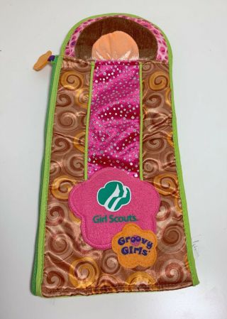 Groovy Girls Girl Scouts Zippered Sleeping Bag 13 " Long Doll Sized