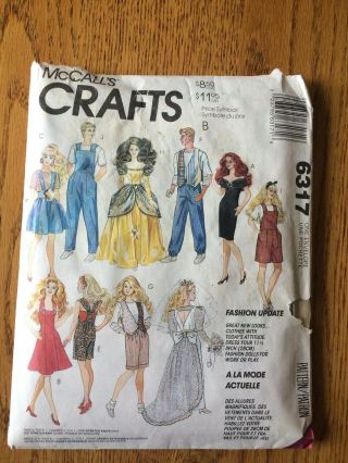 Barbie Dolls Or Other Dolls 11.  5 " - Mccall 