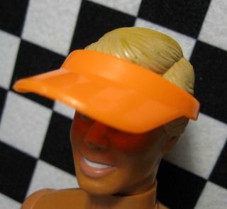 Barbie Fashionista Ken Doll Clothes - California Dream Orange Beach Sun Visor Hat