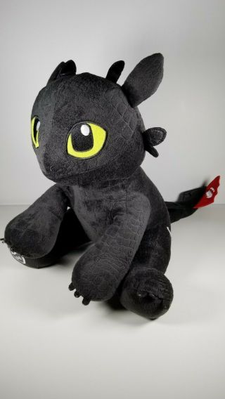 Build A Bear How To Train Your Dragon Toothless Red - Tailed First Edition No Tags