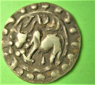 Burma,  Myanmar,  Arakan,  Silver Coin Of Kingdom Of Harakela,  700 - 1100 Ad