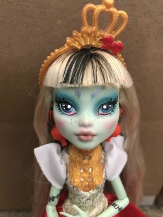 Monster High Frankie Stein Custom OOAK FaceUp Repaint Art Doll 2
