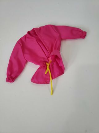 1993 Mattel Camp Barbie Replacement Pink Jacket,  Barbie Clothes