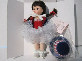 Madame Alexander Doll 8 Inch I Want You Red White Blue