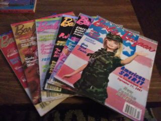 Complete Set Of 2002 Barbie Bazaar Magazines,  4 From 2001 & 1 From 2003,  More