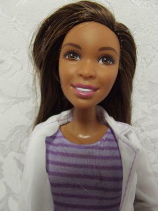 Barbie Nikki 2015 Career Pet Vet 12 " Doll W/original Pants,  Shirt,  Jacket,  Shoes