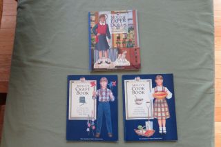Molly American Girl Pastimes,  Paper Dolls,  Cook Book And Craft Book.