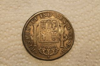 1799 8 Reales Mexican Silver Coin CAROLUS IIII Please See Pictures 3