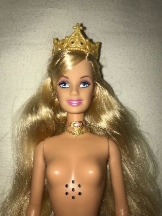 Princess And The Pauper Princess Anneliese Singing Doll - 2004 Mattel Naked