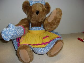 Vermont Teddy Bear Company " Carla Bear " Jointed