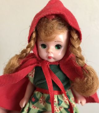 Madame Alexander Little Red Riding Hood Miniature Doll Mcdonalds Toy.  5 1/2 Inch