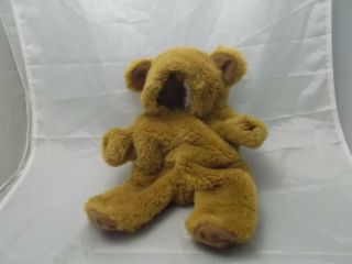 Anne Geddes Brown Fur Plush Teddy Bear Costume Clothes For 15 " Baby Doll Vguc