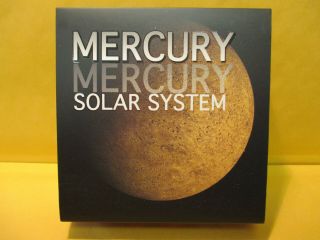 2016 Niue Mercury Nwa 8409 Meteorite Solar System 1 Oz.  Silver Coin