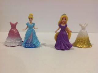 Disney Princess Magiclip Dolls Cinderella And Rapunzel