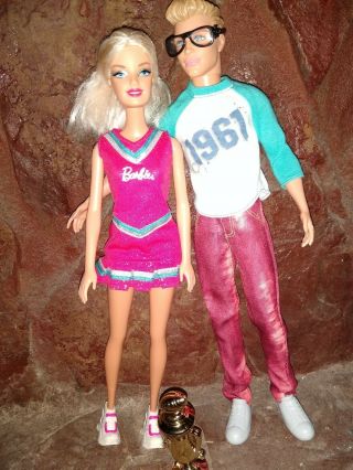 Mattel Fashionista Ken & Barbie Dolls And Extra Clothes: Casual Fall Sporty