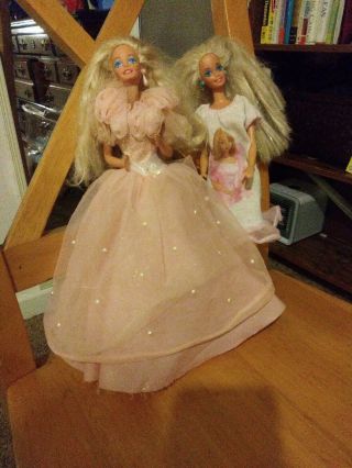 Two Mattel Barbie Dolls 1966 Twist And Turn Bodies