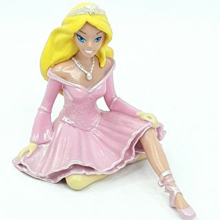 Barbie Figure Toy Doll Figurine Princess Pink Cake Topper